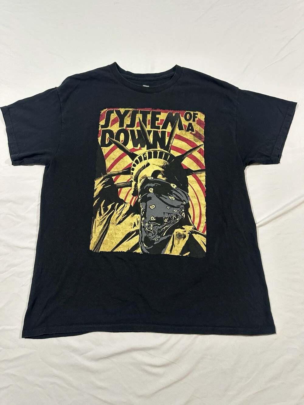 System Of A Down Liberty Bandit Graphic T-Shirt Mens size L